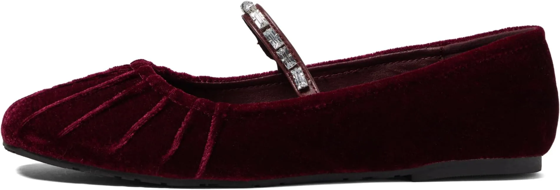 Eimar Kenneth Cole Reaction Ballet Flats, Burgundy Velvet
