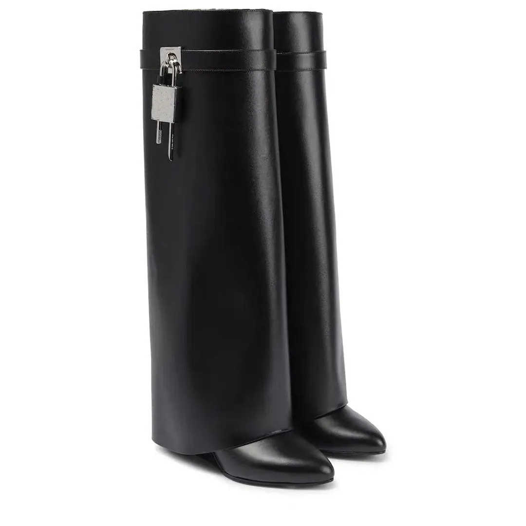 LeatherLux Modish Autumn Tall Boots